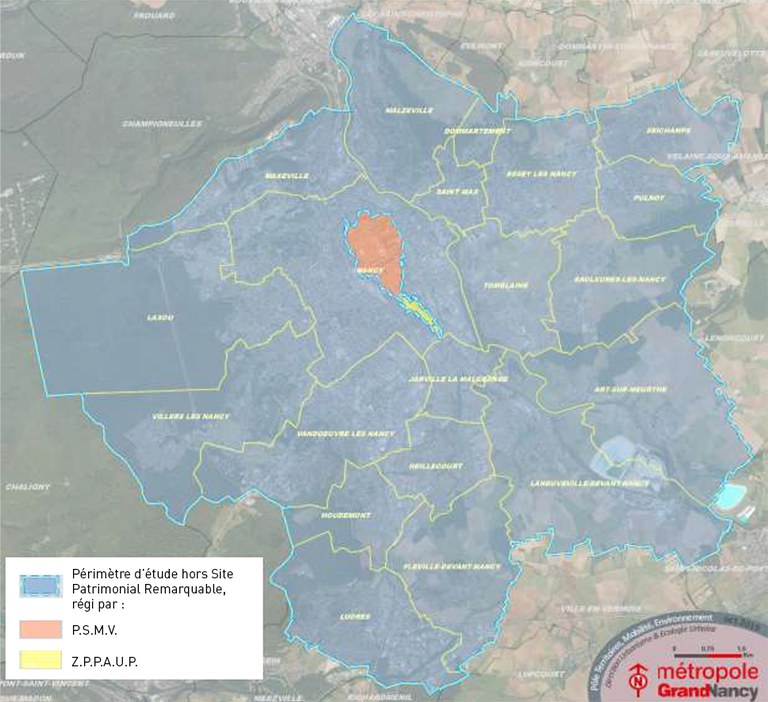 Métropole du Grand Nancy-Périmètre d'étude