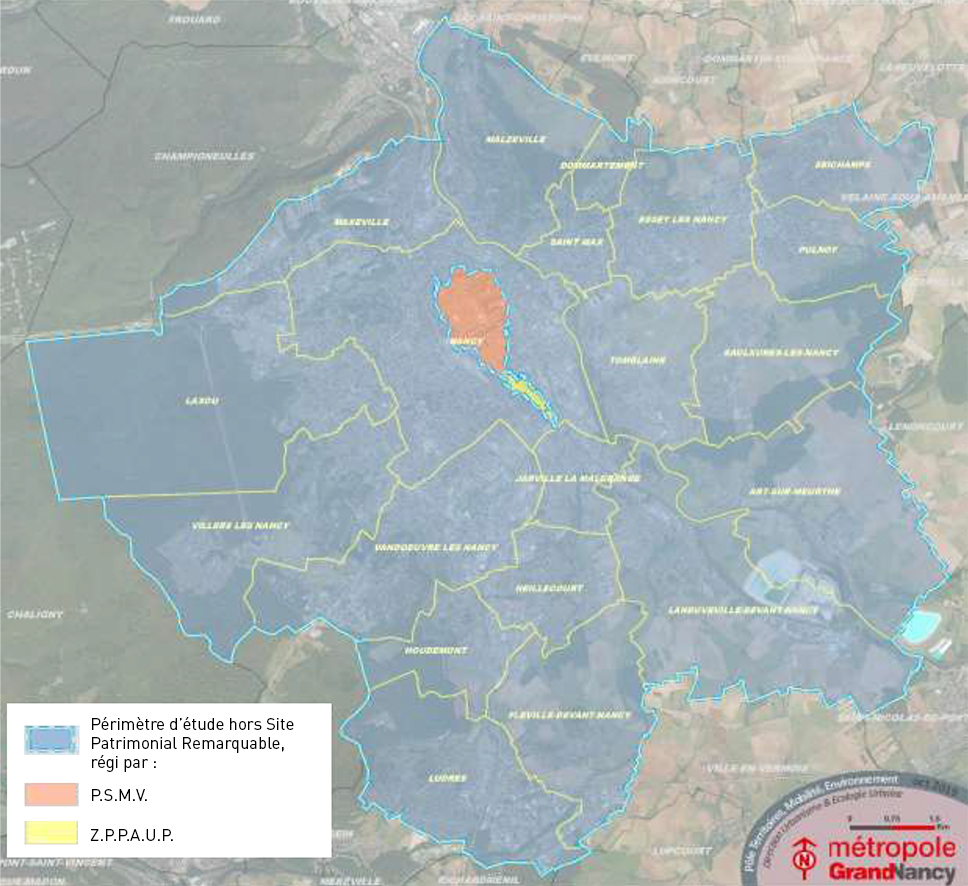 Métropole du Grand Nancy-Périmètre d'étude