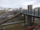 Archipel Vinci chantier passerelle SNCF