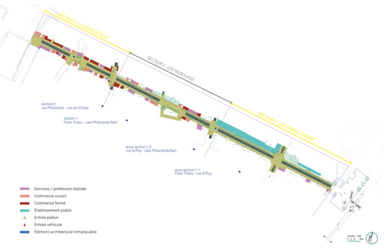 Avignon plan des secteurs