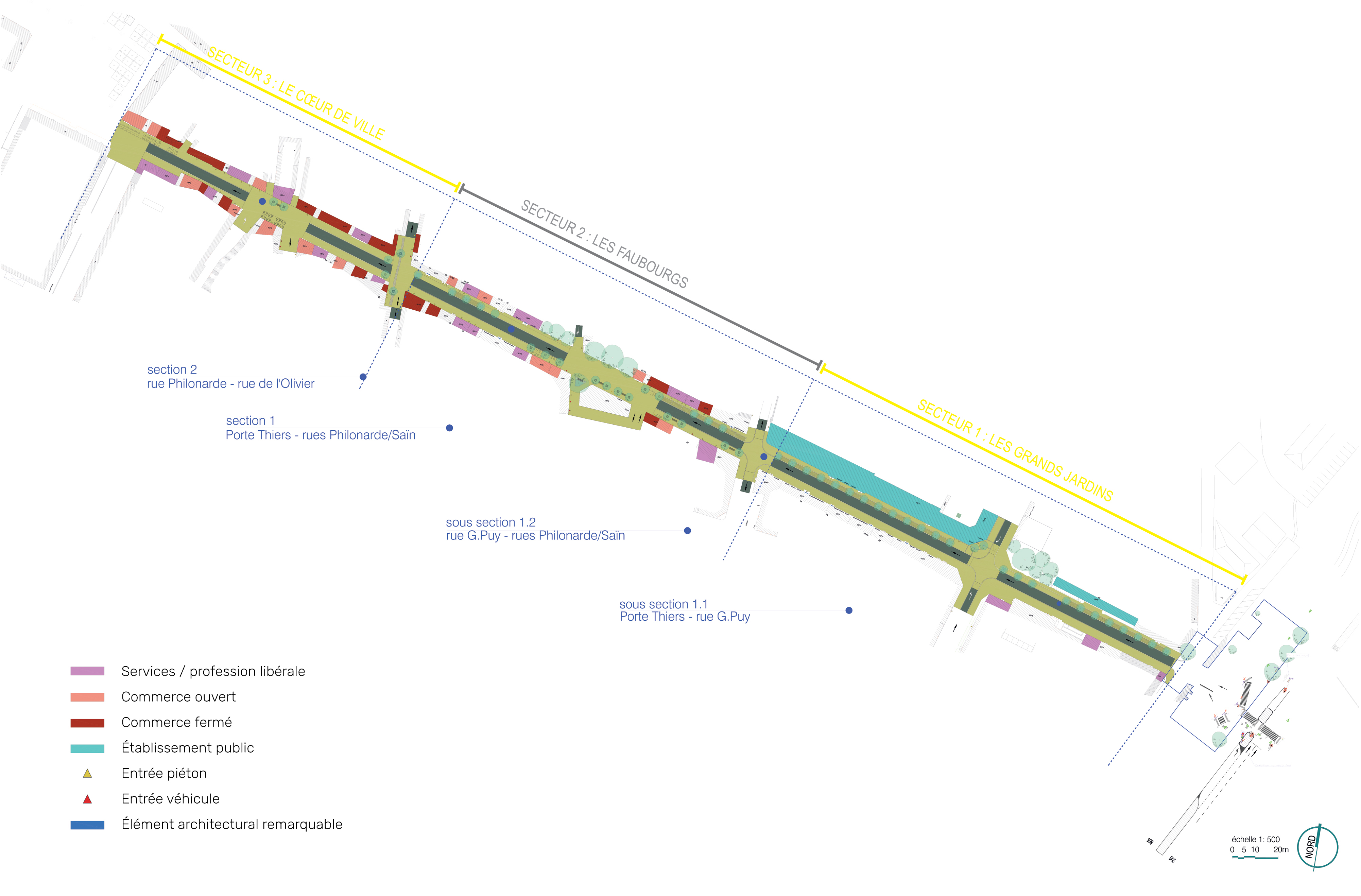 Avignon plan des secteurs