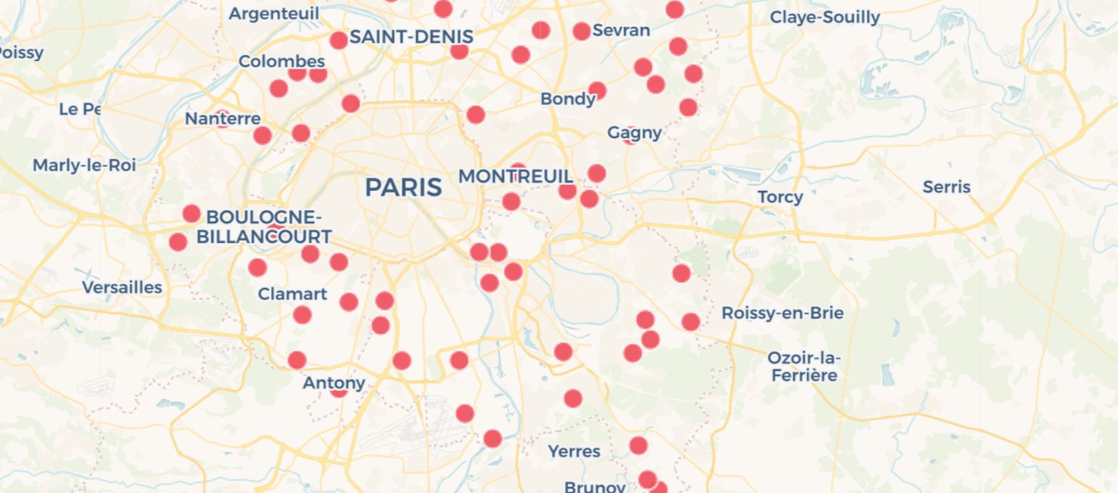 carto élections Grand Paris