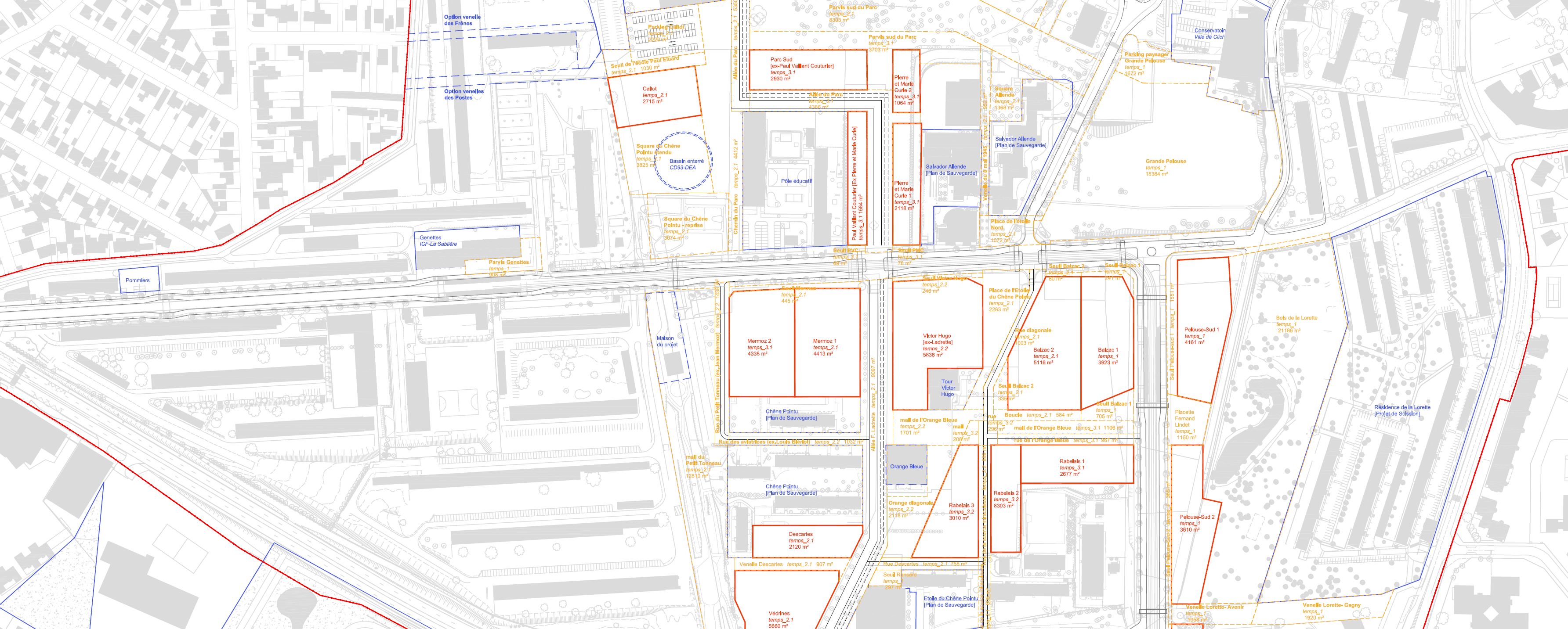 Clichy ZAC Bas Clichy GPA croped plan des lots privés