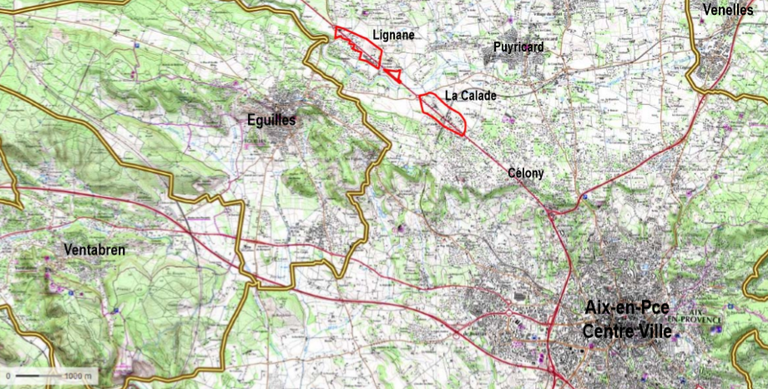 Aix-en-provence_ La Calade Lignane_Plan de localisation.PNG