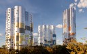 Nanterre tours Nuages perse skyline