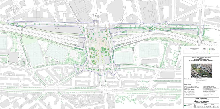 Paris porte de Montreuil périmètre d'intervention TVK février 2020