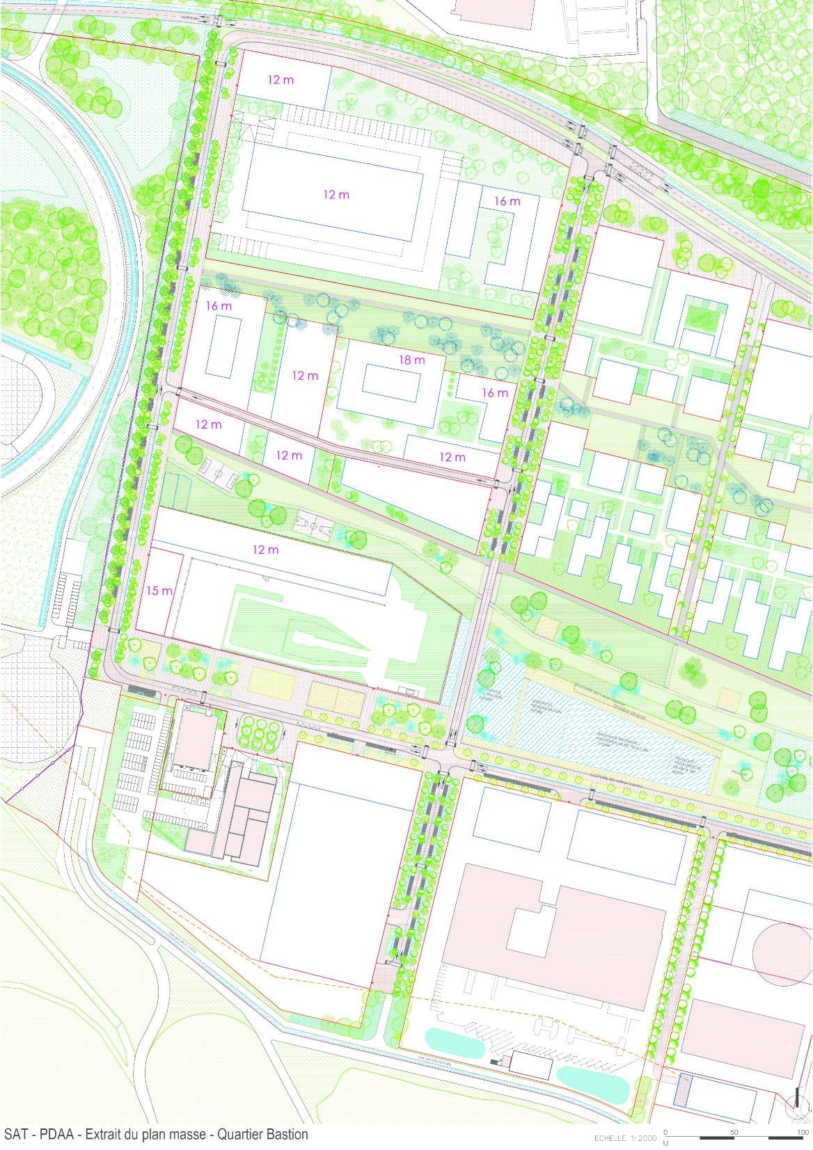 Paris_Saclay_Volumes indicatifs des bâtiments quartier Bastion.jpg