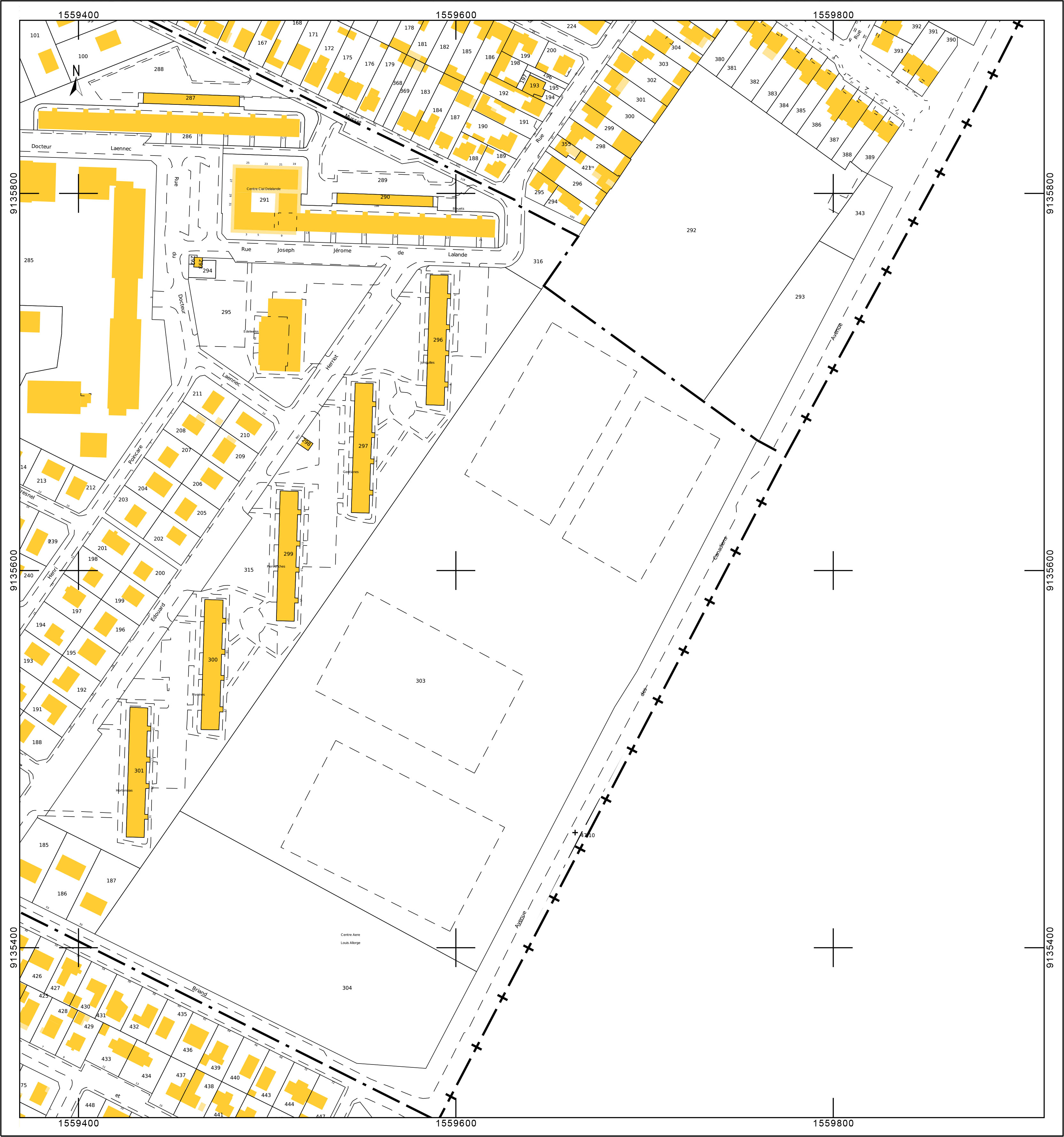 Quevilly - Extrait du plan cadastral.jpg