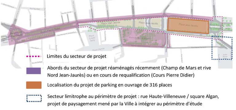 Romans-sur-Isère - Place Jean Jaurès - Périmètre MOE.jpg