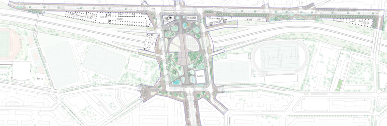 Porte de Montreuil_plan d'aménagement avec lot 1 extremité.png