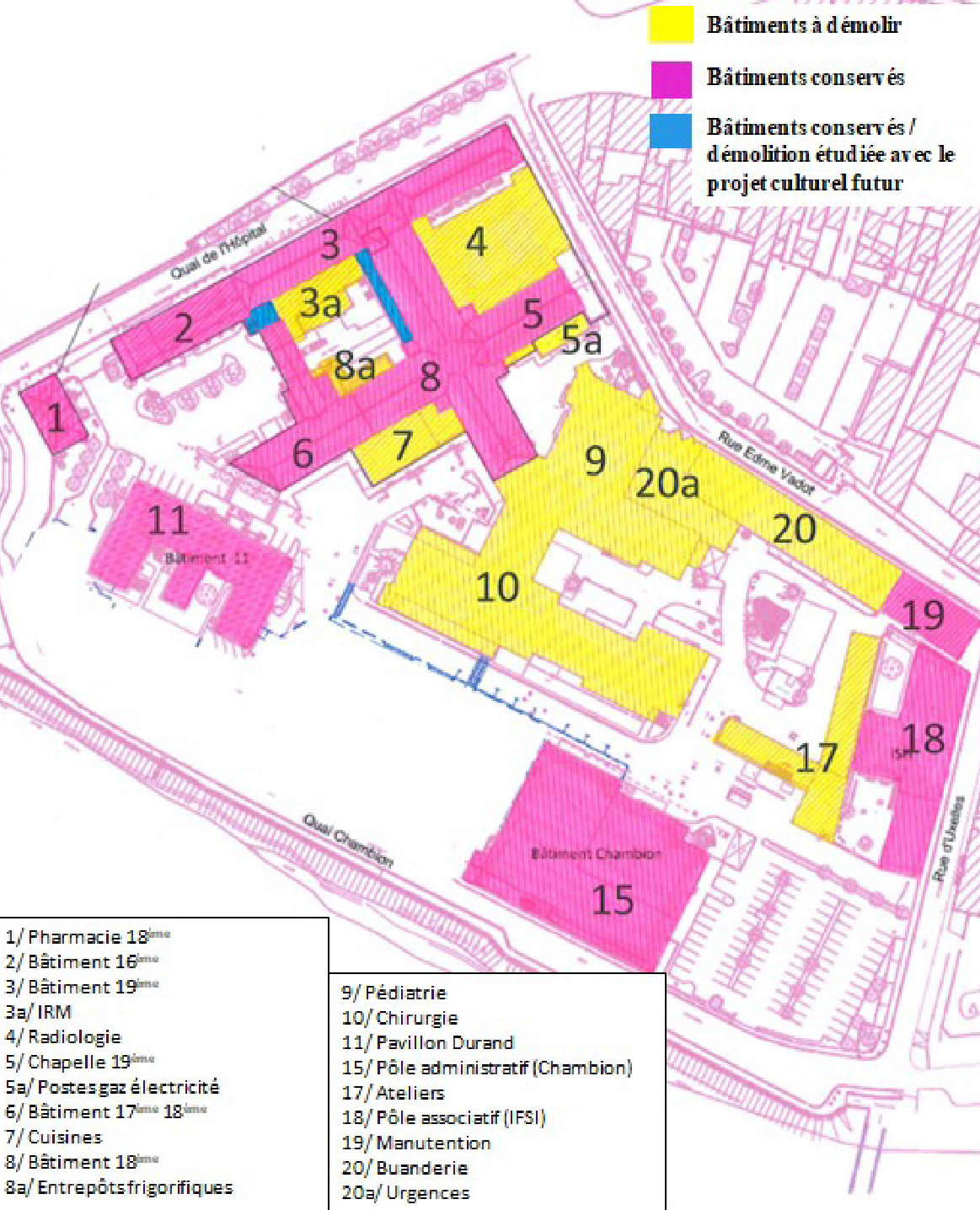 Chalon-sur-Saône - Ancien Hôpital Saint-Laurent - Conservations et démolitions.jpg