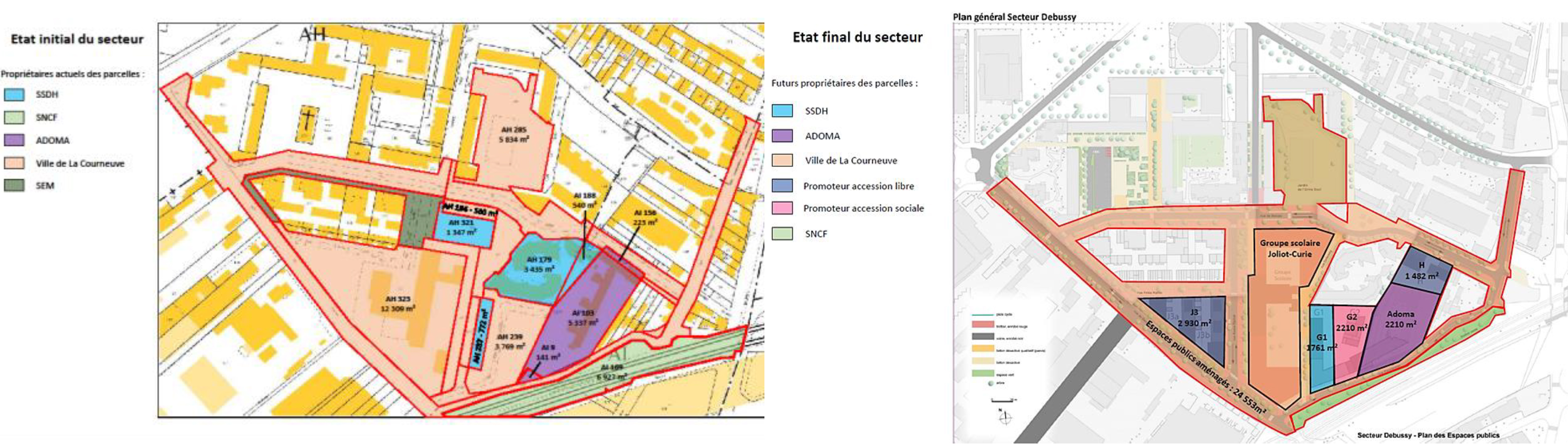 La Courneuve - ZAC de la Tour - Debussy - Répartition foncière.jpg