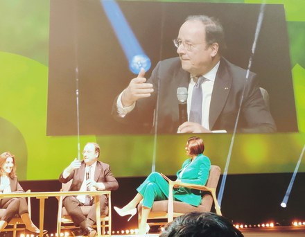 François Hollande Cannes Mipim 2022 photo RC