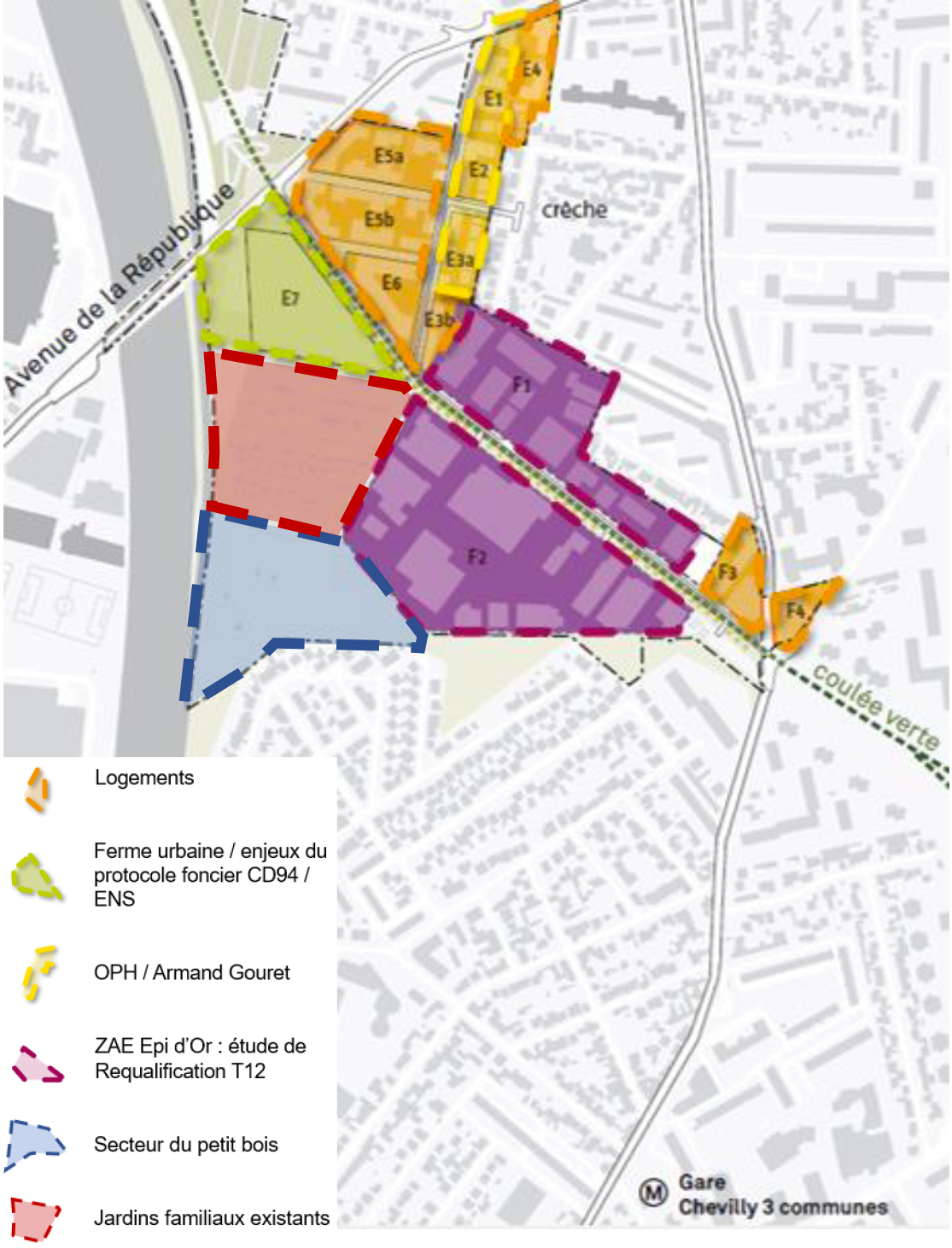 Campus Grand Parc Plan masse initial secteur sud.png