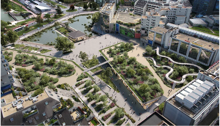 Noisy le Grand Réaménagement de la place de la commune de Paris.png