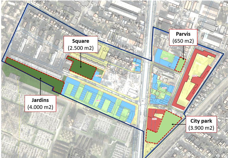 Pierrefitte-sur-Seine NPNRU Fauvettes Joncherolles Espaces publics.png