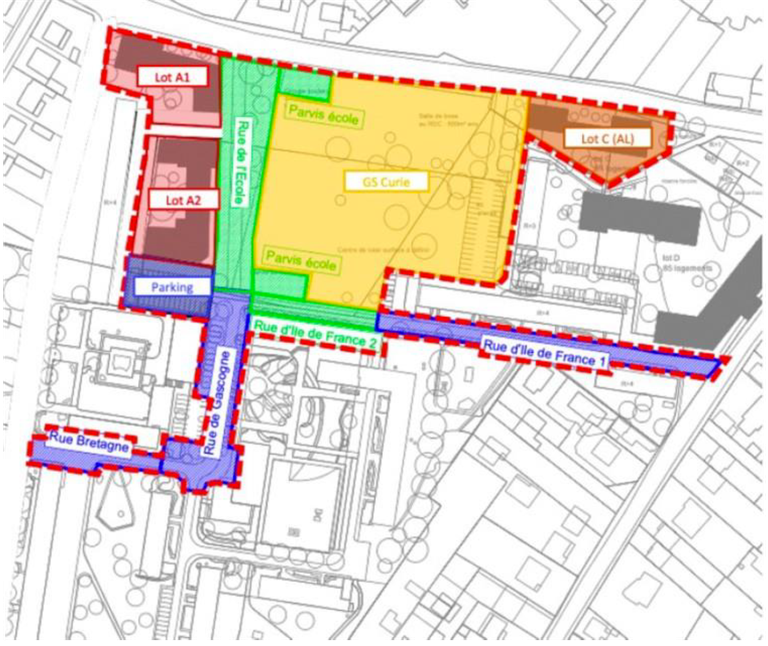 Sarcelles Secteur Rosiers programme général Castro Berim.png