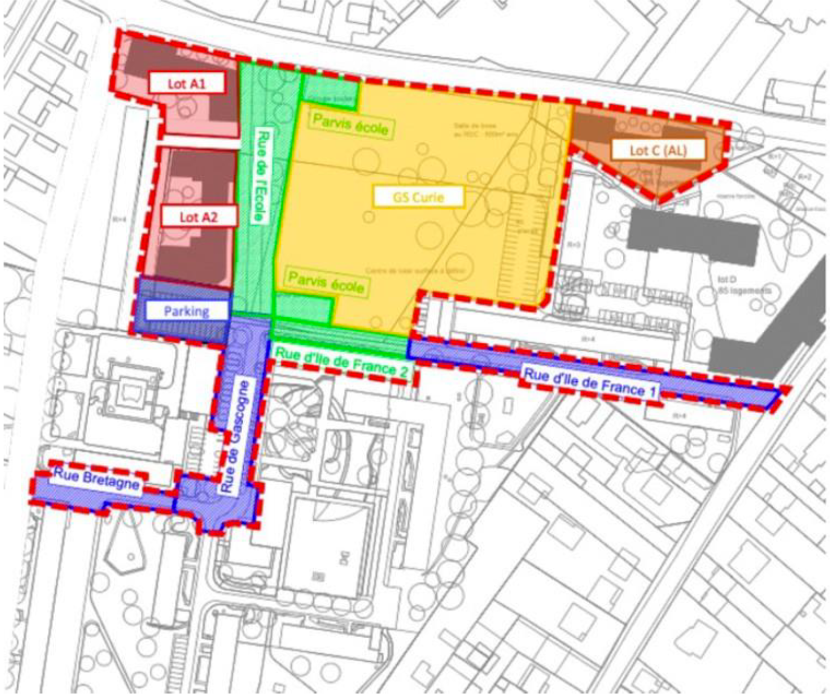 Sarcelles Secteur Rosiers programme général Castro Berim.png