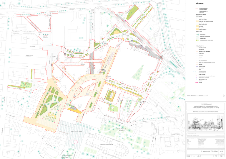 Saint-Denis Plan Masse Espaces publics.png