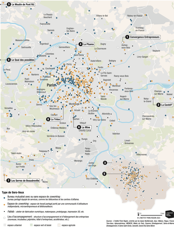 Carte_implantations de tiers-lieux d'activités en IDF à fin 2022.png