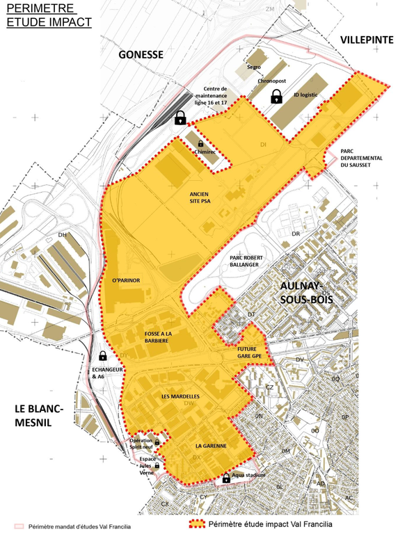 Aulnay-sous-Bois_périmètre étude d'impact_Val Francilia.png