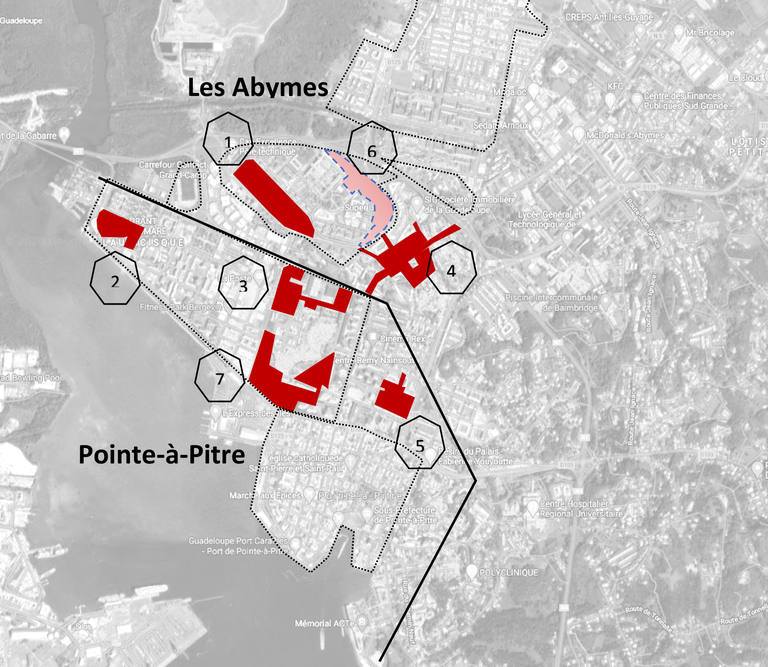 Guadeloupe_périmètre des quartiers NPNRU.png