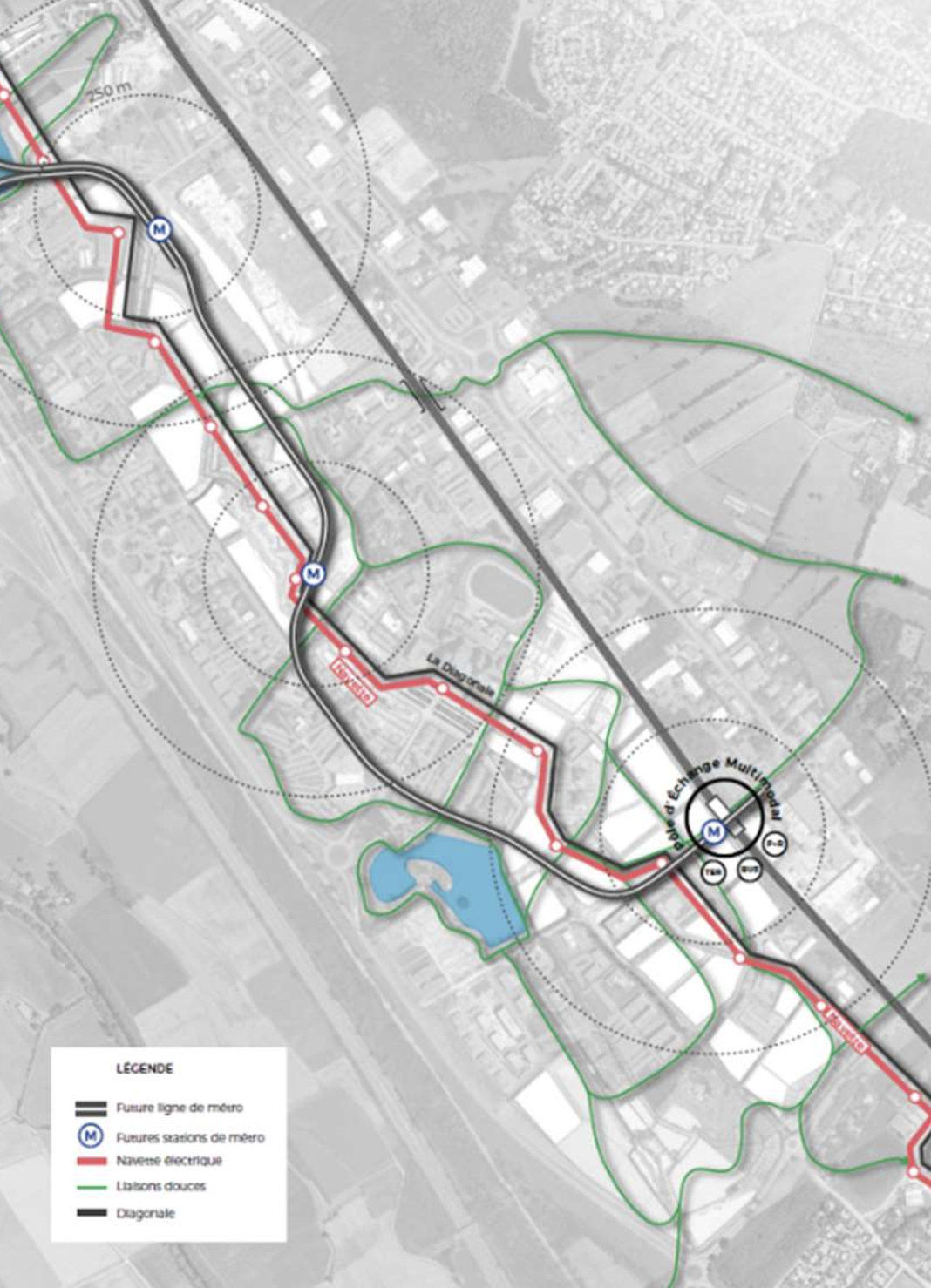 Labège_ZAC Enova_plan ligne métro et gares.png