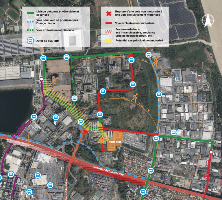 Bordeaux Village réemploi schéma circulations.png