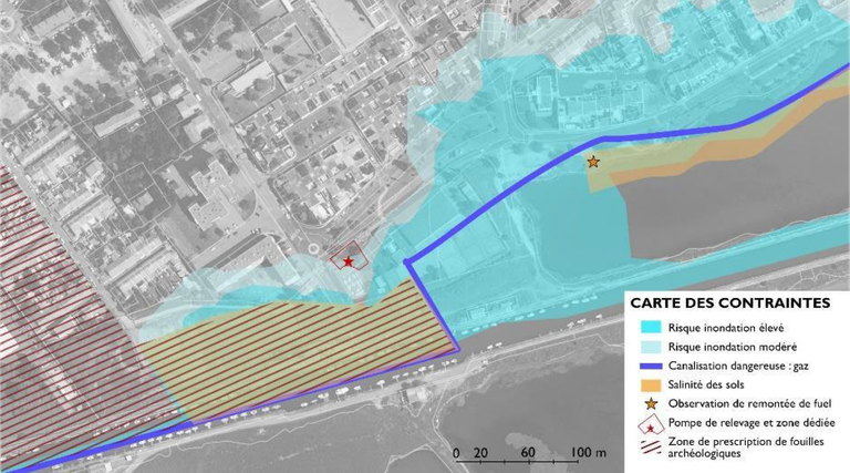 Frontignan_parc naturel la Peyrade_risques et contraintes.png