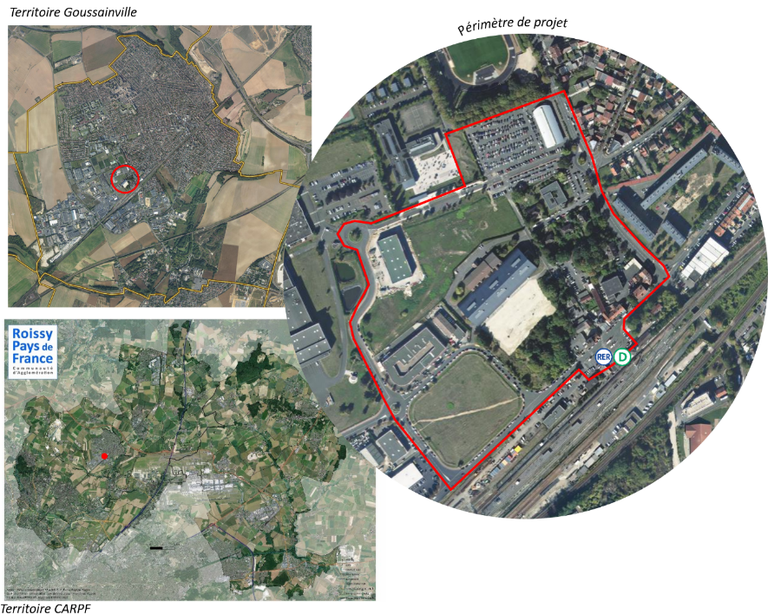 Goussainville_gare périmètre projet.png