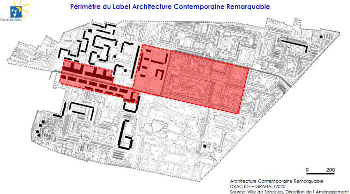 Sarcelles_périmètre label Architecture contemportaine remarquable.png