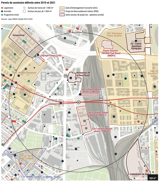 Saint-Denis Pleyel_APUR quartier de gare.png