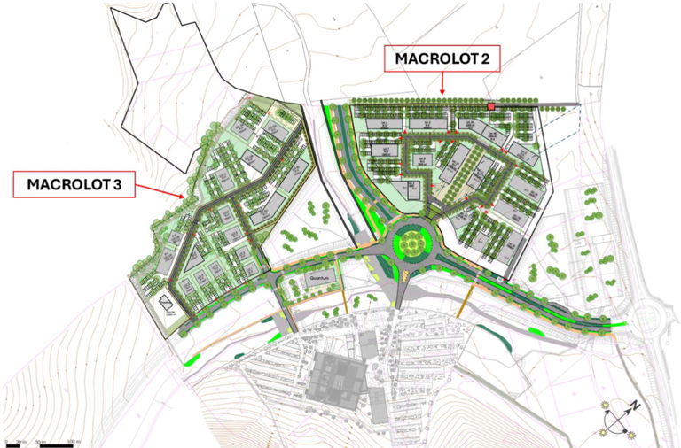 Macro lots 2 et 3 technoparc Pech Perry.png