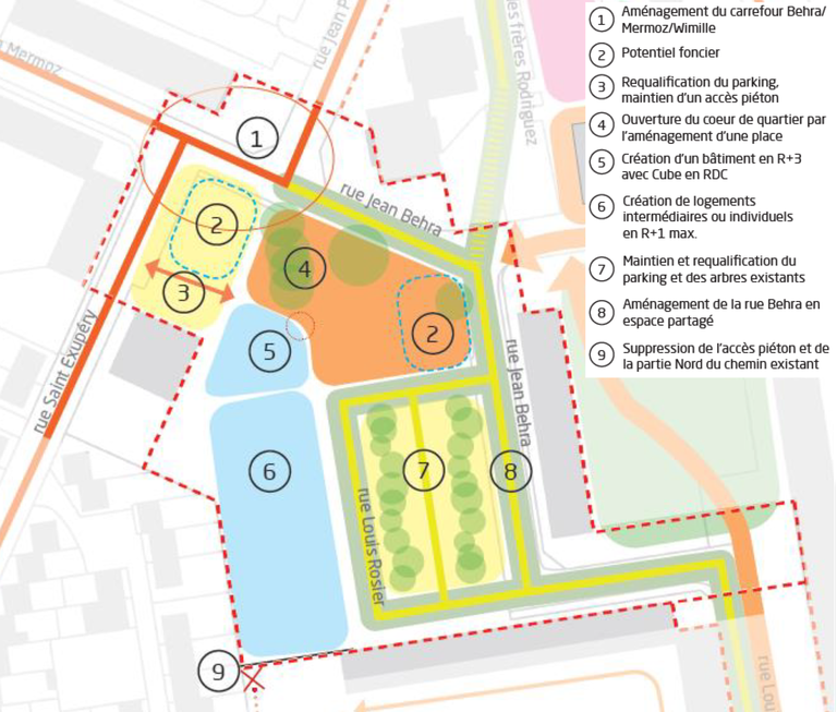 Allonnes_NPNRU Perrières_orientations coeur quartier.png