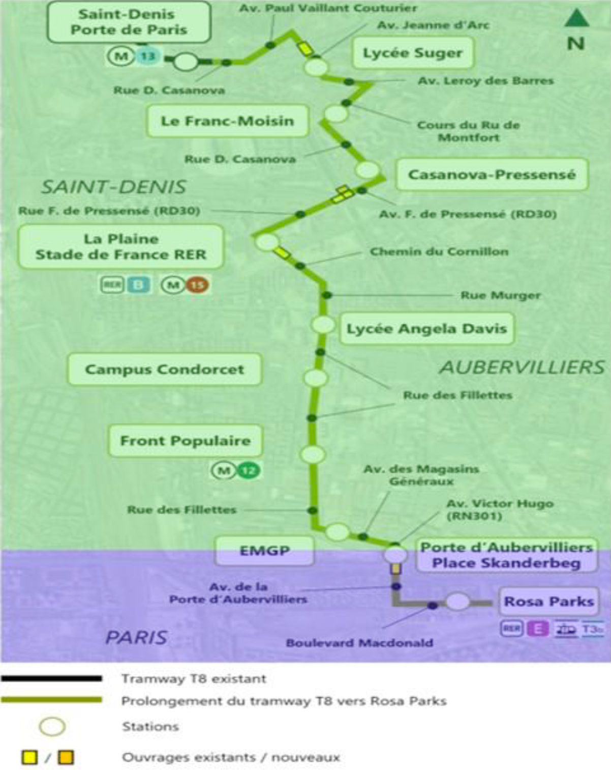 Tramway T8 - Tracé.png